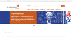 Desktop Screenshot of bibliotheekemmen.nl